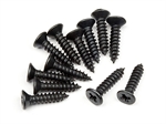 101273 - TP. Flat Head Screw M2.6x12mm (12pcs)